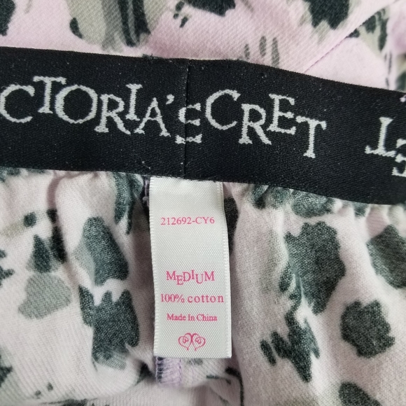 Victoria Secret Womens Lounge Pants Sz M Pink - Picture 3 of 4